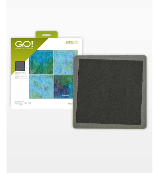 AccuQuilt GO! Square – 4½″ (4″ Finished) Multiples Die — #55060