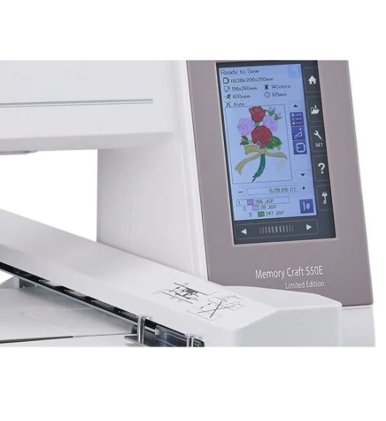 Janome Memory Craft 550E Limited Edition Embroidery Machine