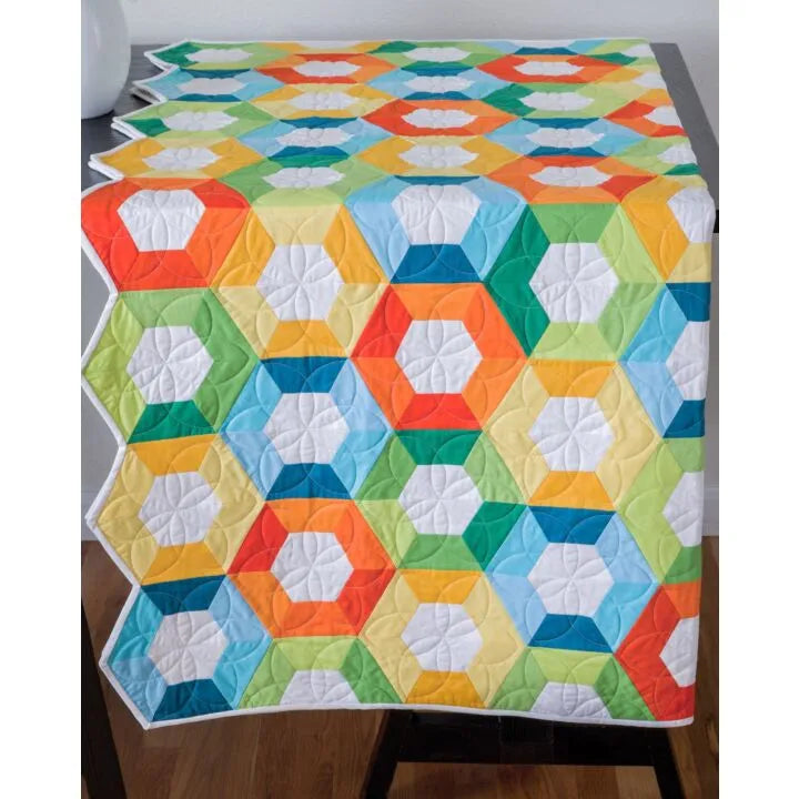 GO! Half Hexagon-1", 1 1/2", 2 1/2" Sides