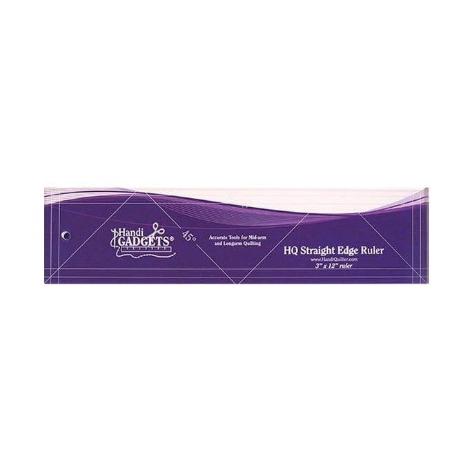 HQ Straight Edge Ruler 3 inch x 12 inch