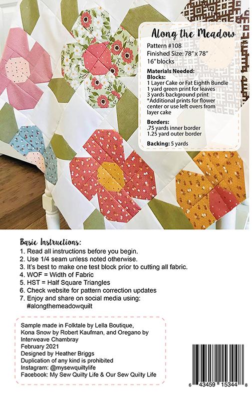 Along The Meadow Quilt Kit