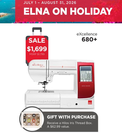 Elna eXcellence 680+ Computerized Sewing Machine