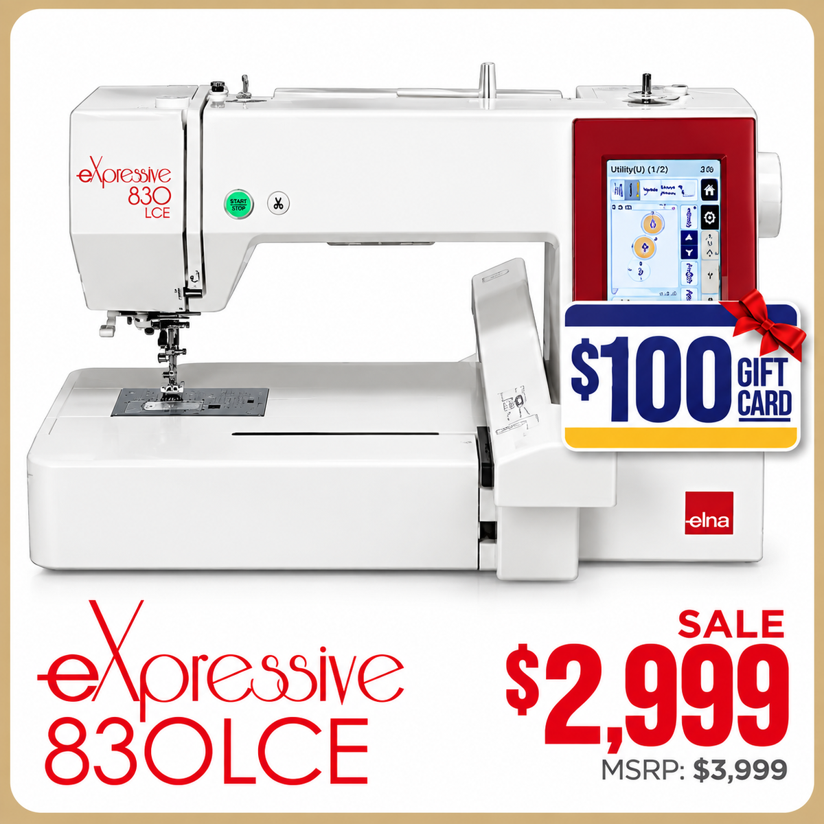 Elna eXpressive 830L Creative Edition