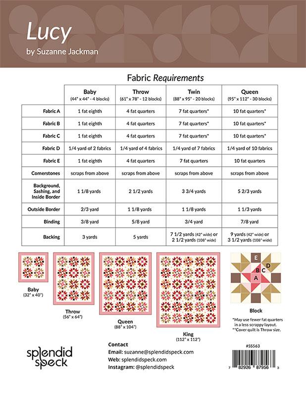 Lucy Quilt Pattern