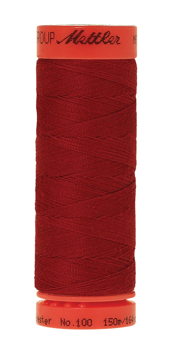 Metrosene Poly Thread 50wt 150m/164yds Country Red Old Number 1161-0836