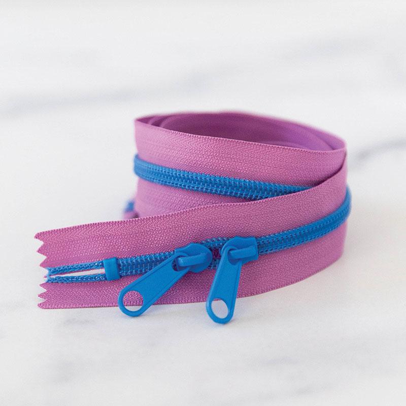30" Zipper Blueberry