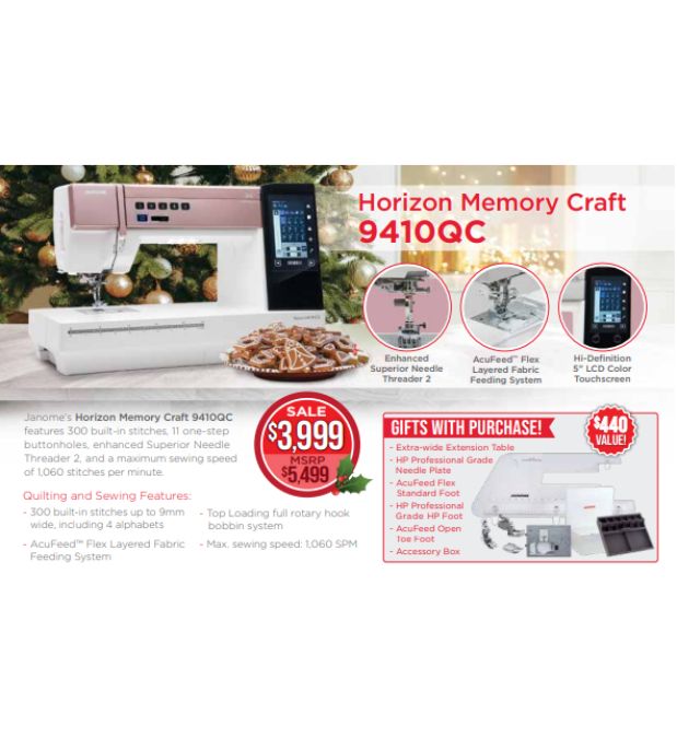 Janome Horizon Memory Craft 9410QC