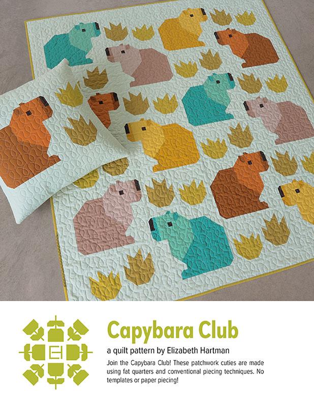 CAPYBARA CLUB  PATTERN BY ELIZABETH