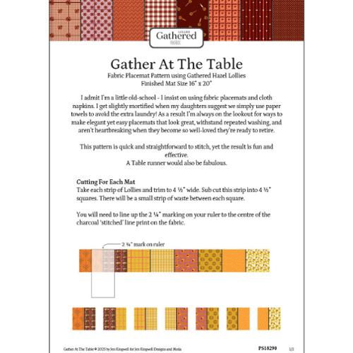 Gather at the Table Project Sheet