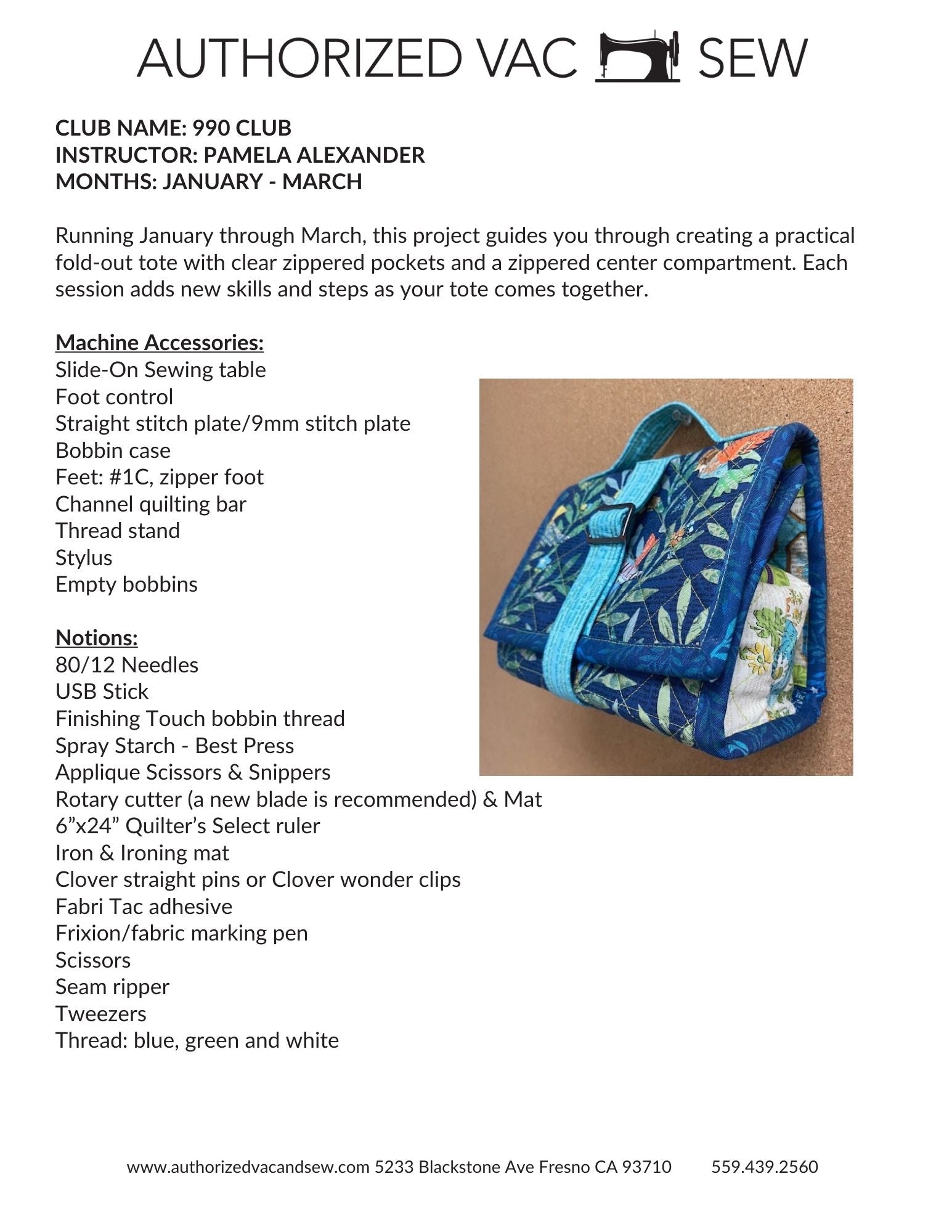 BERNINA 990 Club 3/21/26 (PART 3) 9:00 a.m. - 12:30 p.m.