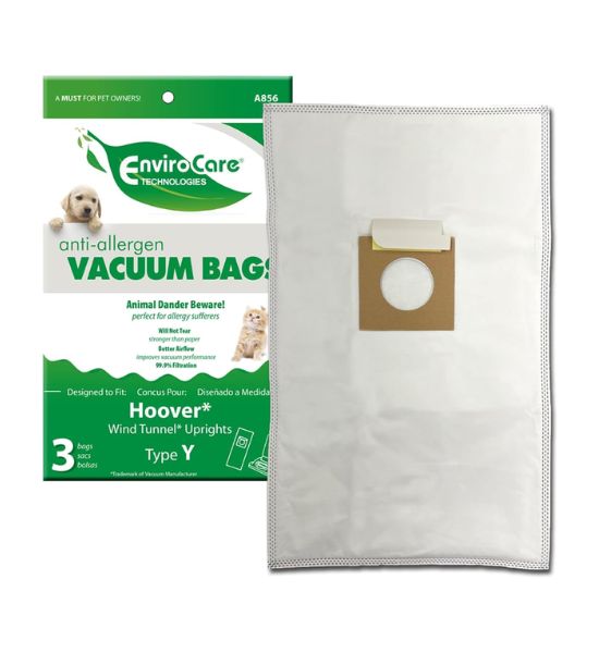 PAPER BAGS-HOOVER,Y,3PK,ALLERGEN,EN