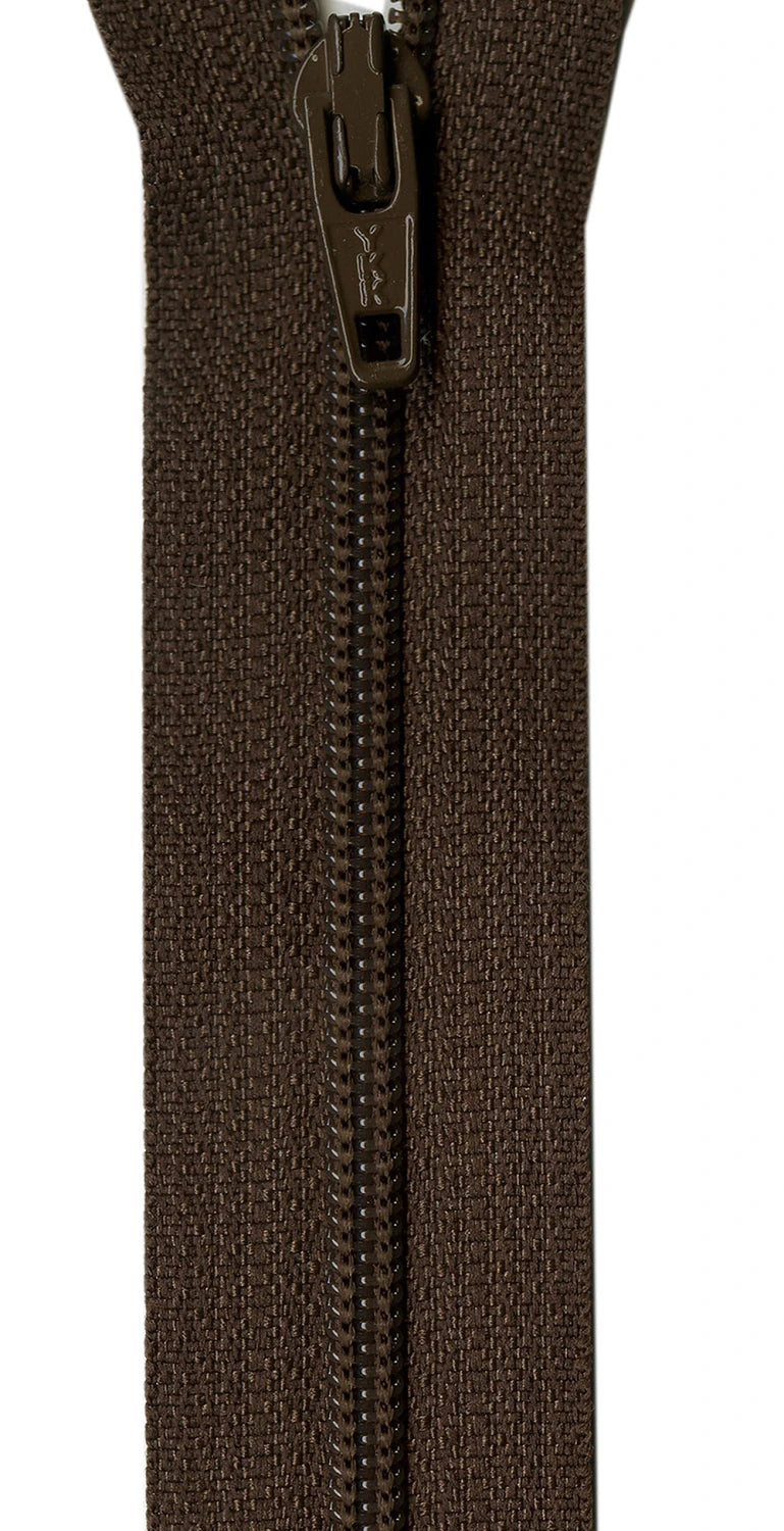 14in Size 3 Zipper Coffee Bean