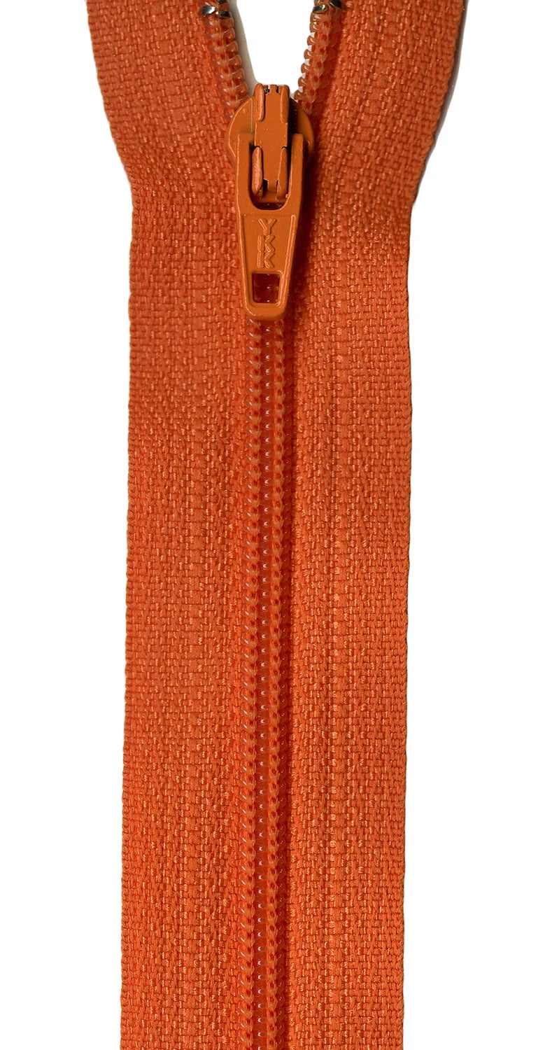 14in Size 3 Zipper Orange Peel