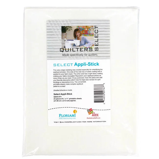 Quilters Select Appli-Stick 8.5″ x 11″ 25 Sheets