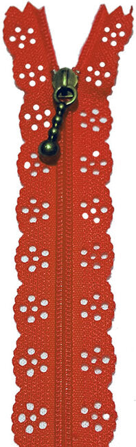 Little Lacie Zipper 12" Red