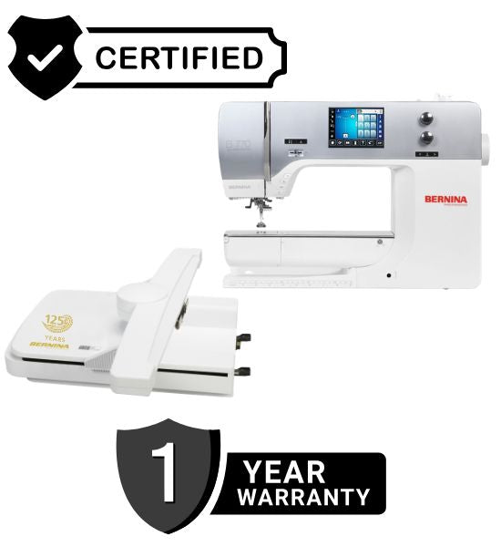 Pre-Loved BERNINA 770 QE Sewing & Embroidery Machine with Gold Series 125th Anniversary Embroidery Module