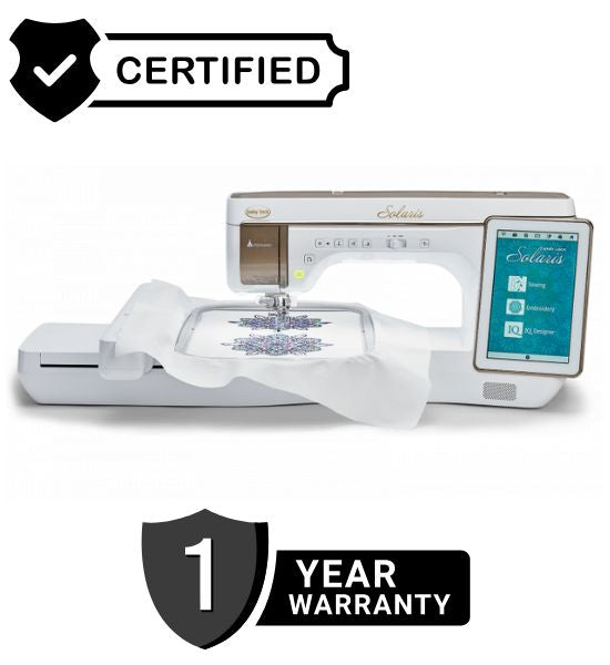 Pre-Loved Baby Lock Solaris Sewing & Embroidery Machine with Upgrade Kits 1, 2 & 3