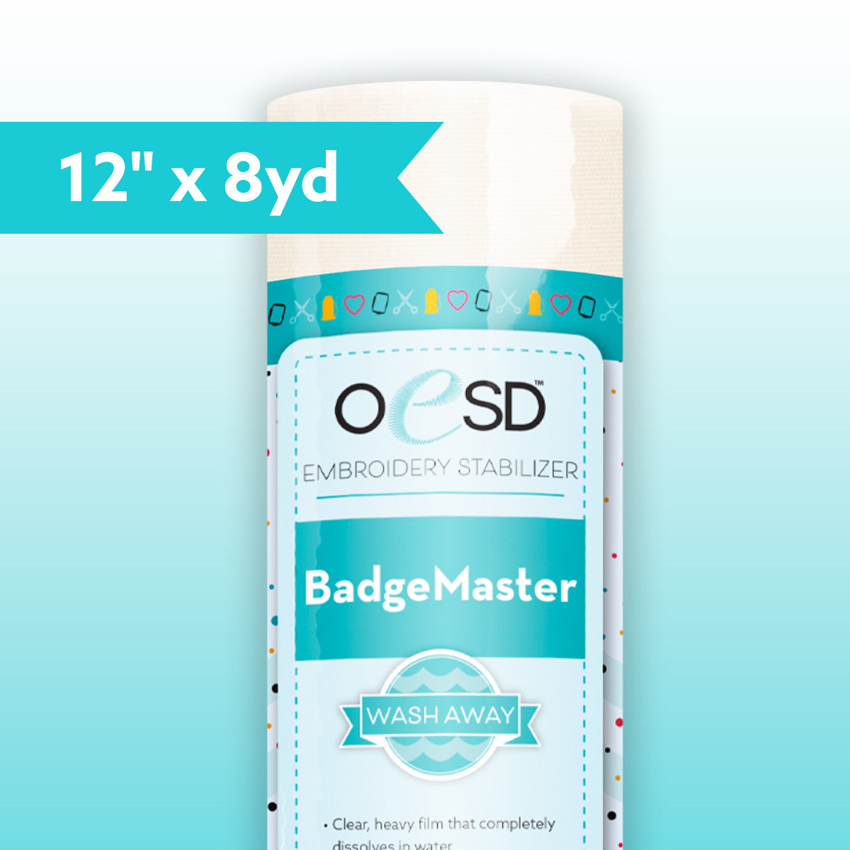 Badgemaster AquaFilm 12" x 8 yards
