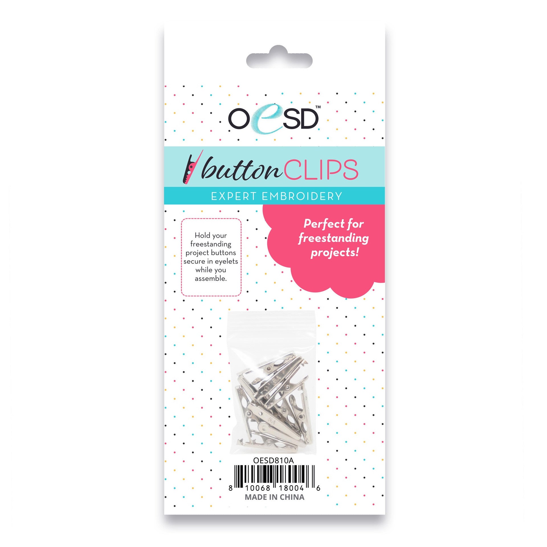 OESD BUTTON CLIPS -10 PACK