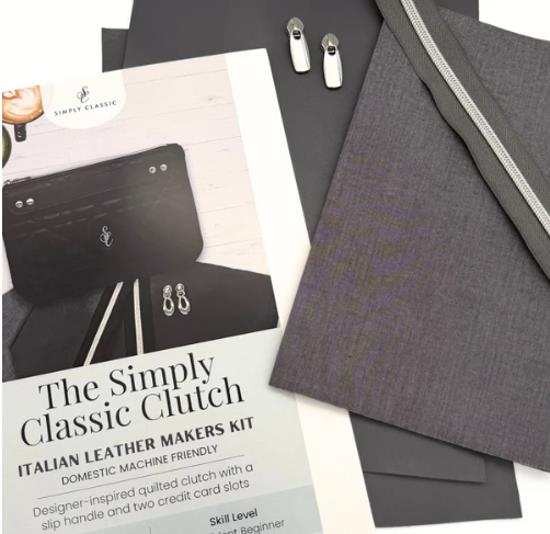 Simply Classic Clutch Italian Leather Bag Making Kit