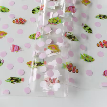 Tula Pink Floral Reef Collection: School Crossing Vinyl 1 YD