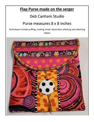 FLAP PURSE ON ANY SERGER PATTERN