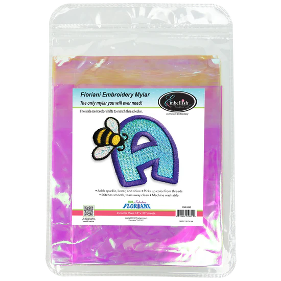 Floriani Mylar  18"x30"  3 sheets/pack