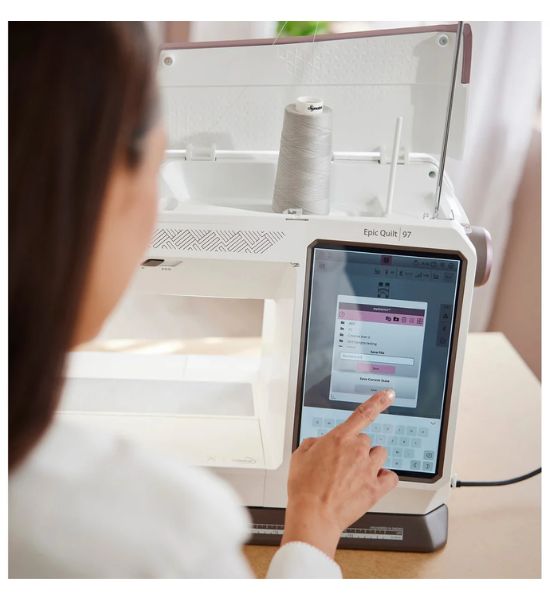 Refurbished HUSQVARNA® VIKING® EPIC QUILT™ 97 Sewing Machine & Accessories Bundle