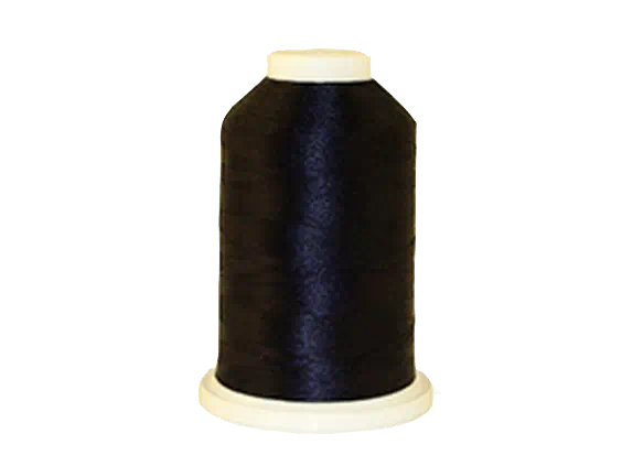 Navy 100% Polyester Color Fast, High Shine Embroidery Thread