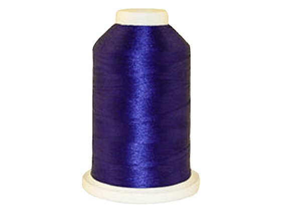Prussian Blue 100% Polyester Color Fast, High Shine Embroidery Thread