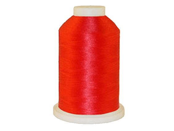 Deep Rose 100% Polyester Color Fast, High Shine Embroidery Thread