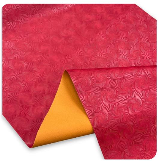 Simply Classic Geometric Swirl Vinyl – Red 18" x 54"
