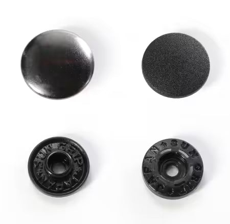 Tool-free Snaps - Set of Four - Black Metal