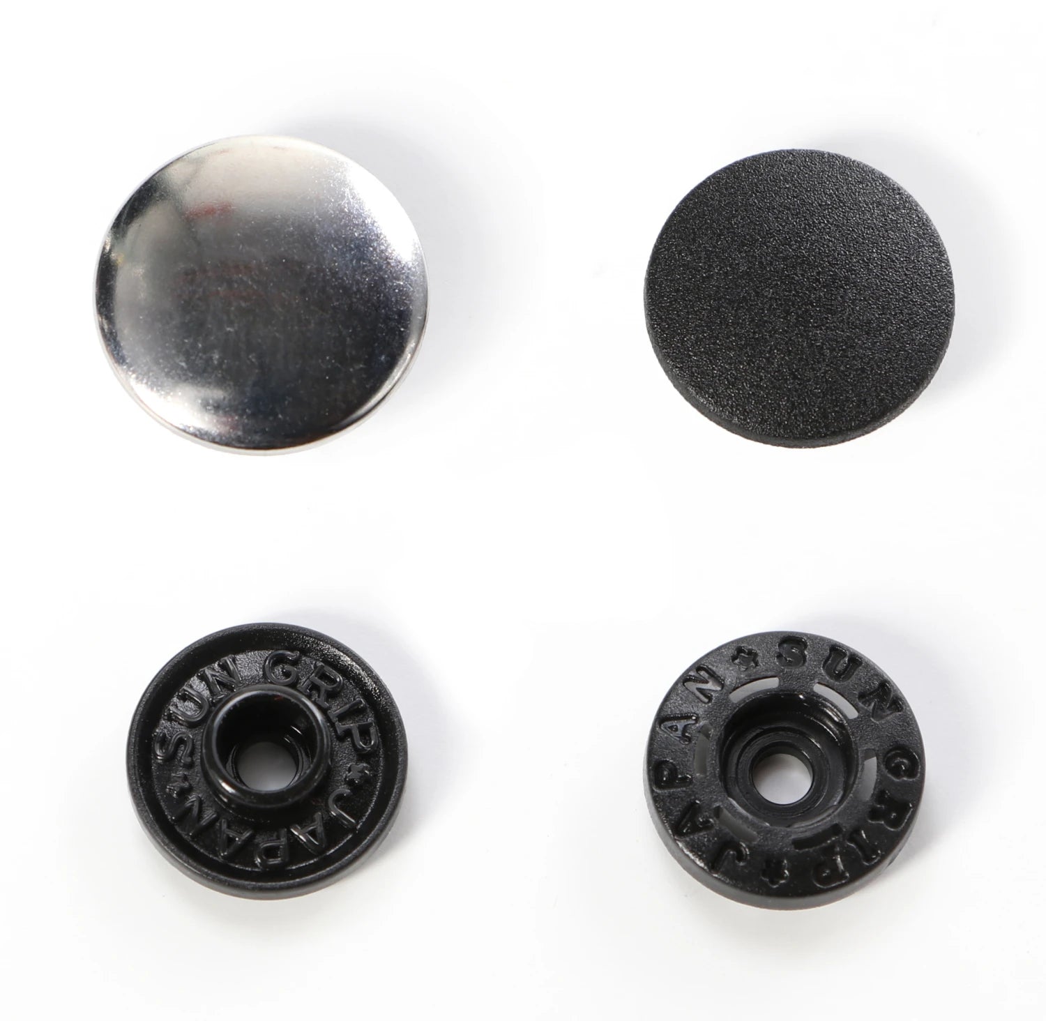 Tool-free Snaps - Set of Four - Nickel