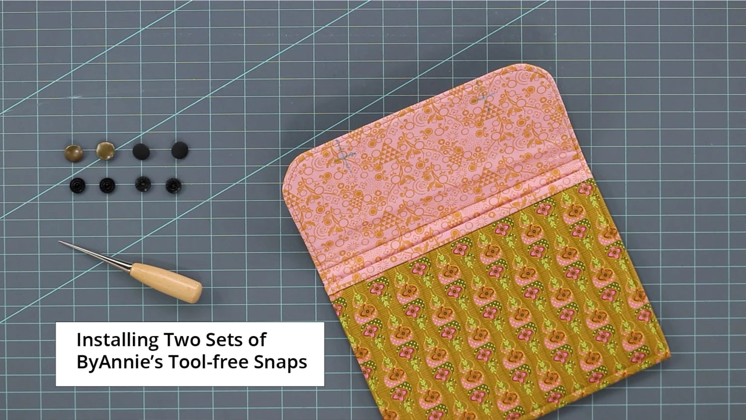 Tool-free Snaps - Set of Four - Black Metal