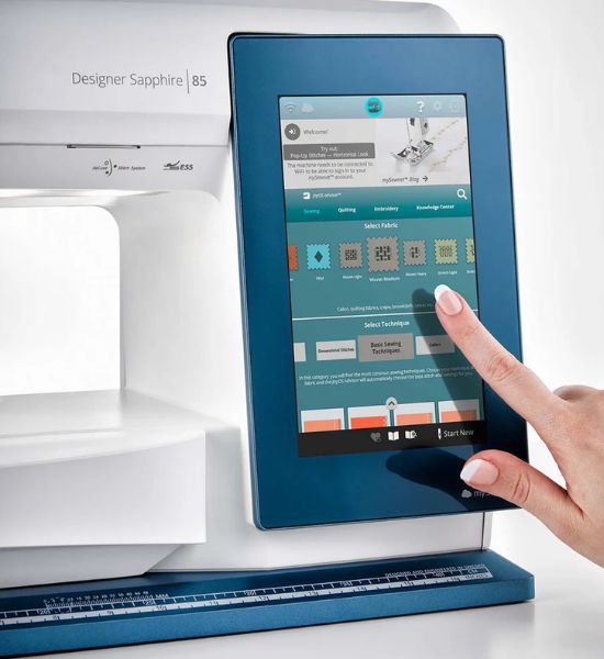 Refurbished HUSQVARNA® VIKING® DESIGNER SAPPHIRE™ 85 Sewing & Embroidery Machine