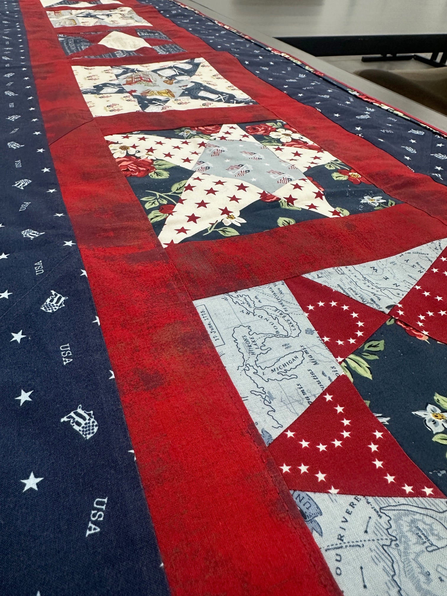 Patriotic Table Runner 6/4/26 9a-4p