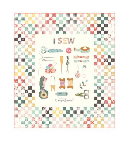 I Sew Panel Quilt Kit