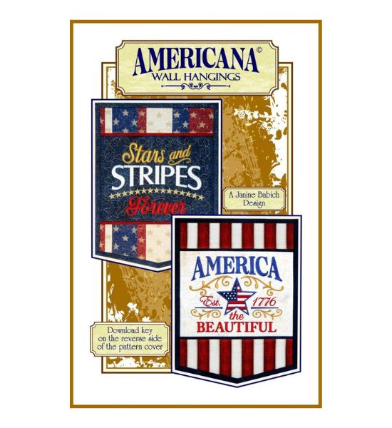 AMERICANA Wall Hangings Janine Babich Designs