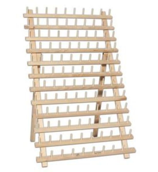 June Tailor JT675 Mega-Rack II 120-Spool Thread Rack with Flip-Out Legs
