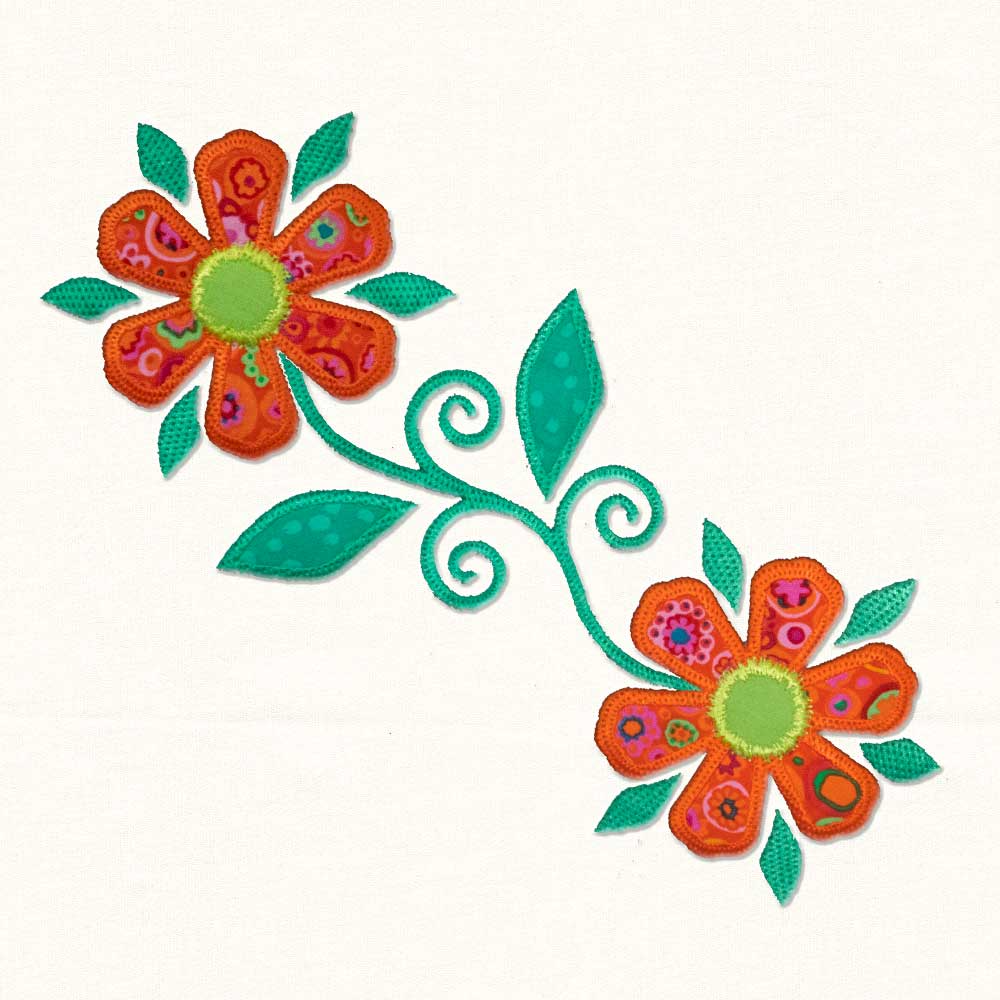 QUILT PATTERN - JUST FLOWERS