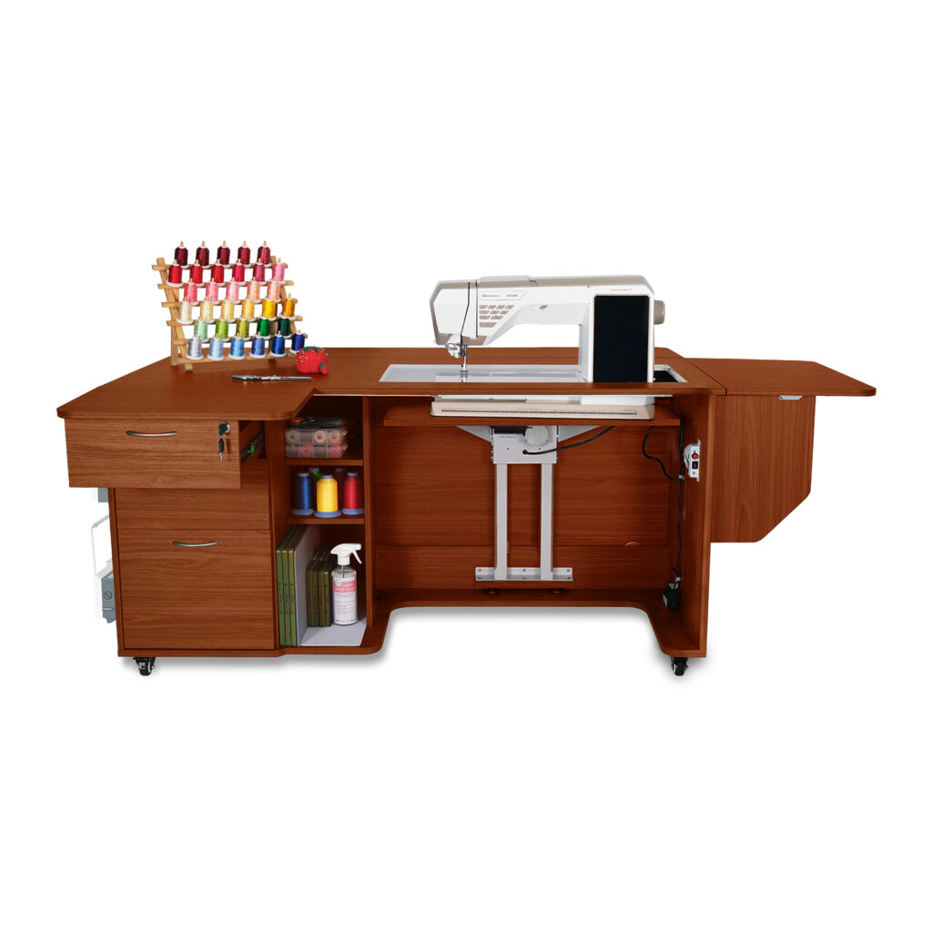 Sydney Lite Dual Rail Electric Sewing Cabinet