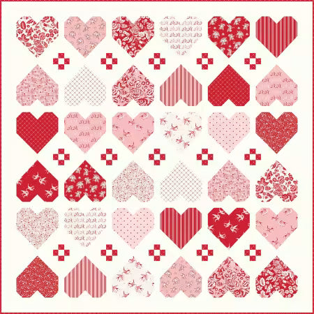 Letters to Cupid Heartwarming Quilt Kit
