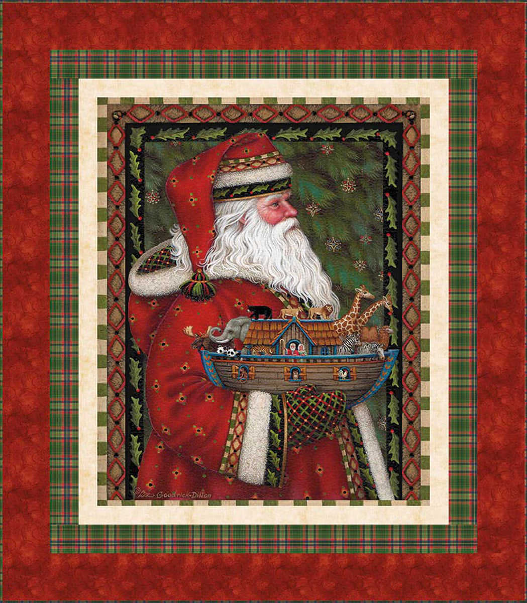 Santa and Ark Panel Quilt Kit