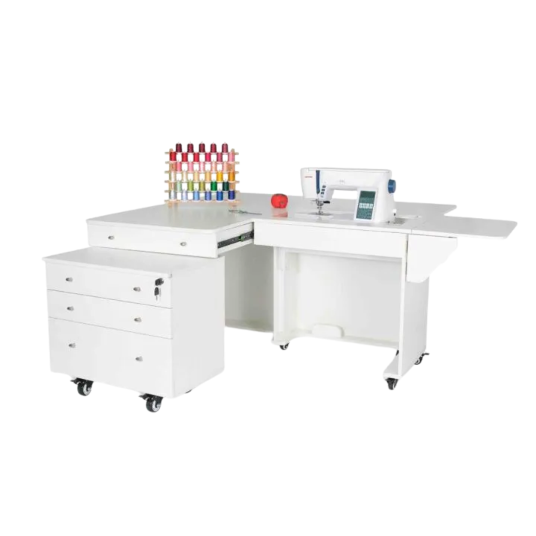 Kangaroo & Joey Dual Rail Electric Sewing Cabinet with Joey Storage Caddy