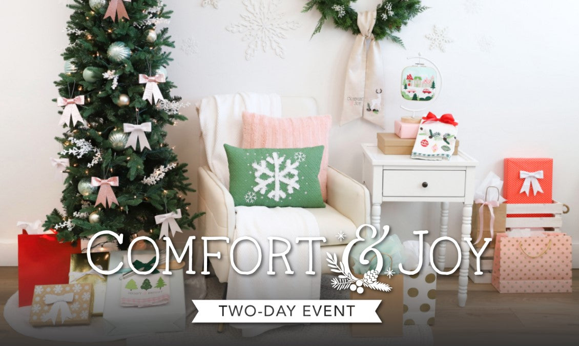 Kimberbell Comfort and Joy Embroidery Event 12/1/25 and 12/2/25 9:30a – 4p