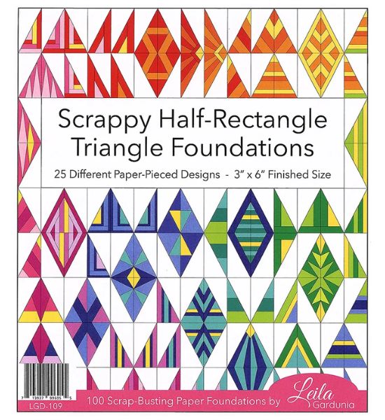 SCRAPPY HALF- RECTANGLE TRIANGLE FOUNDATIONS