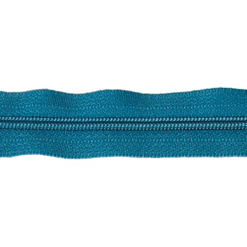 Zipper 14" Turquoise Splash