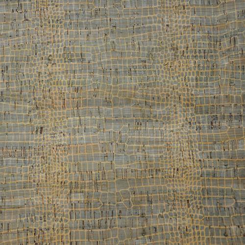 Cork Fabric 18x15" Crocodile