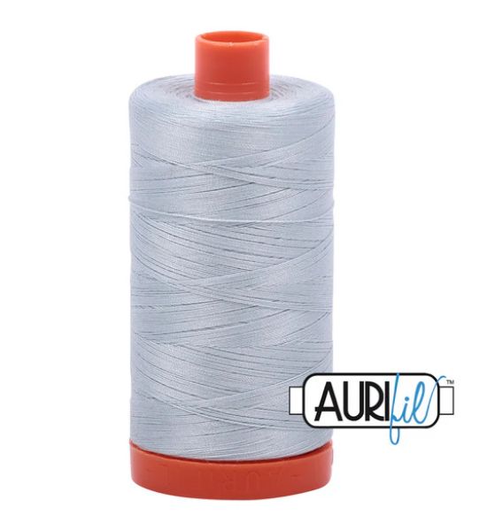 Aurifil Mako Cotton Thread Solid 50wt 1422yds Iceberg